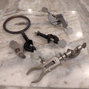 Laboratory tools ,Clamps ,Brackets ,and devices.